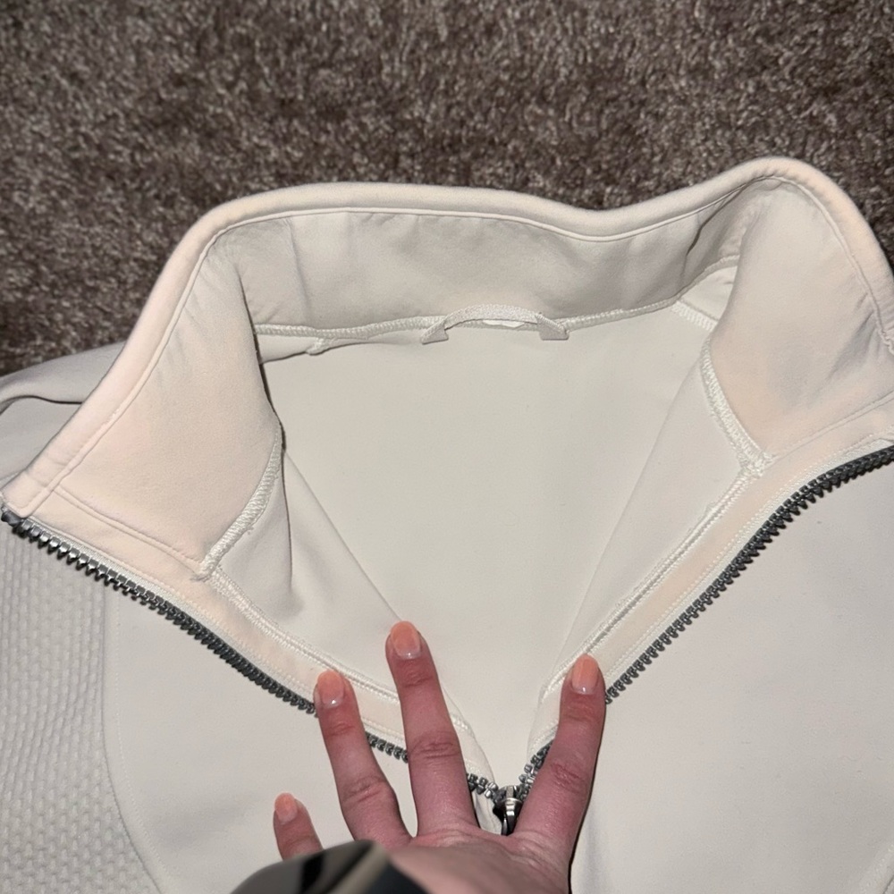 Lululemon Mixed Modal Pullover, Bone - Picture 7 of 8